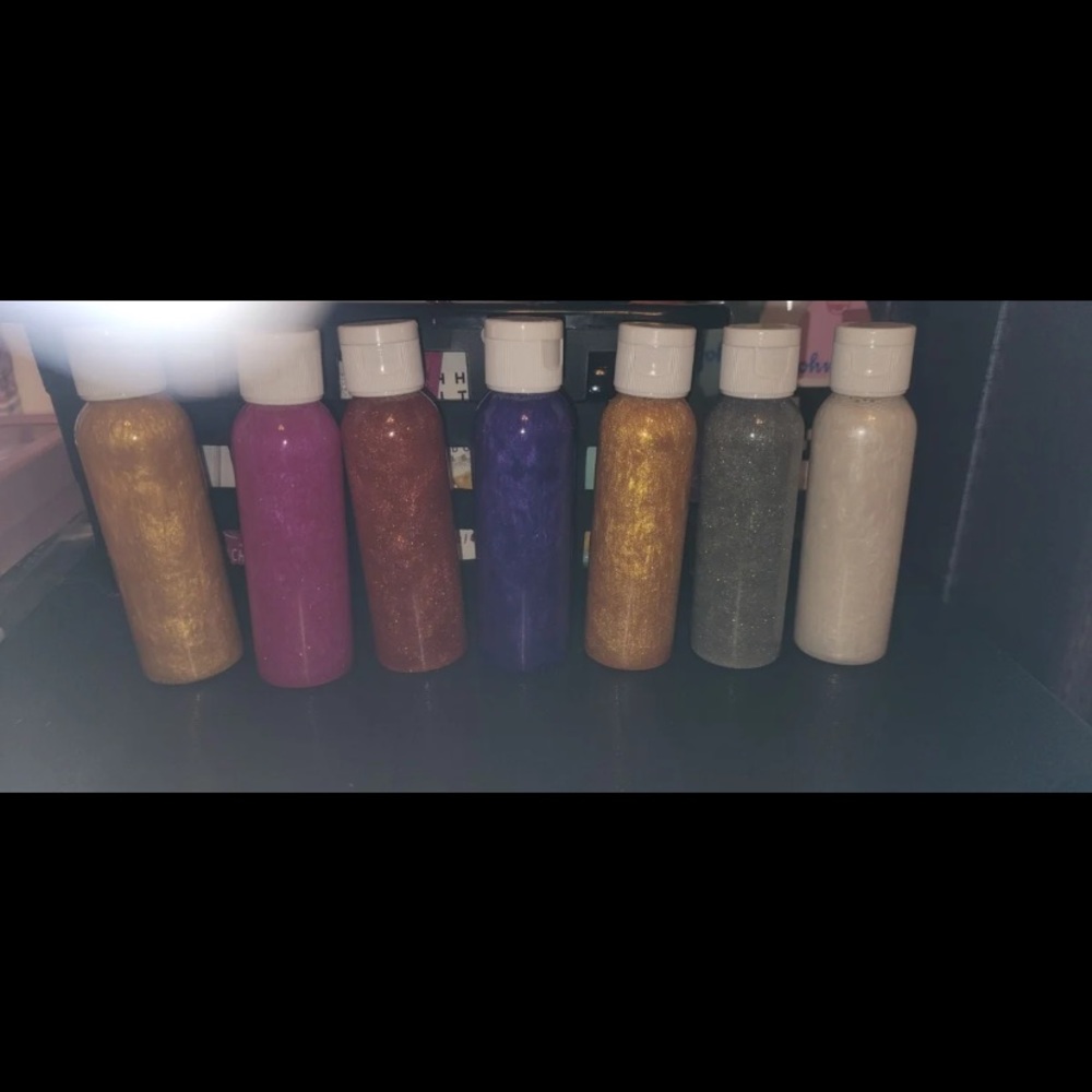 Shimmer body oils